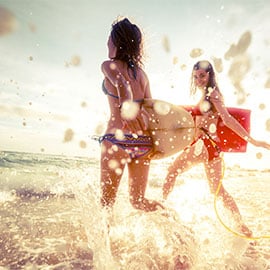 the beach of Tel-Aviv